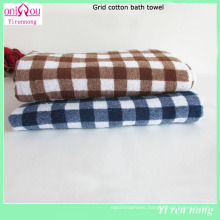 Plaid Bath Towel Ab Yarns Cotton Towel for Bathroom